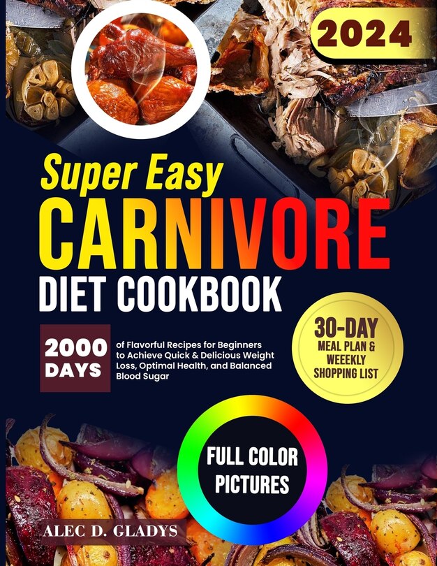 Front cover_Super Easy Carnivore Diet Cookbook