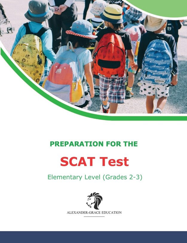Front cover_SCAT Test Preparation - Elementary (Grade 2-3)