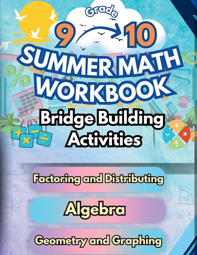 Couverture_Summer Math Workbook 9-10 Grade Bridge Building Activities