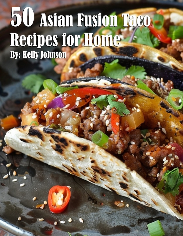 Front cover_50 Asian Fusion Taco Recipes for Home
