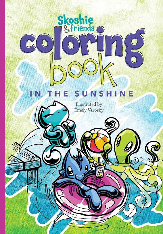 Front cover_Skoshie & Friends Coloring Book