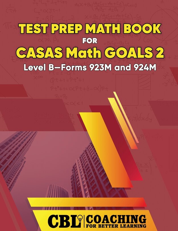 Couverture_Test Prep Math Book for CASAS Math GOALS 2 Level B-Forms 923M and 924M