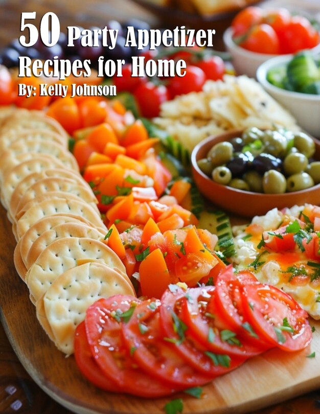 Front cover_50 Party Appetizer Recipes for Home