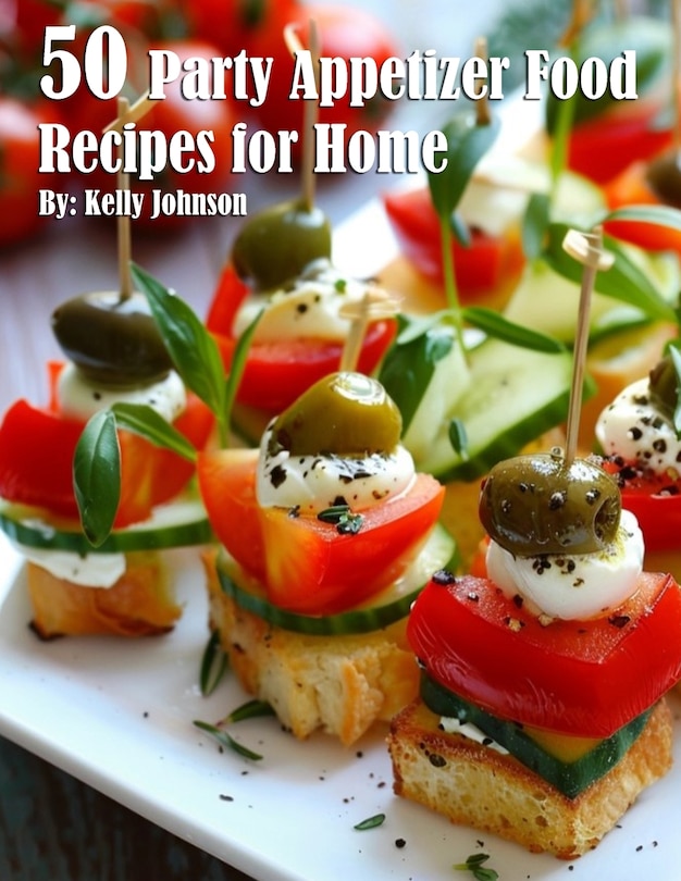 Front cover_50 Party Appetizer Food Recipes for Home