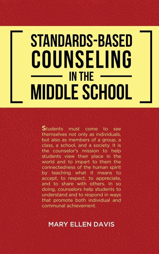 Couverture_Standards-Based Counseling in the Middle School