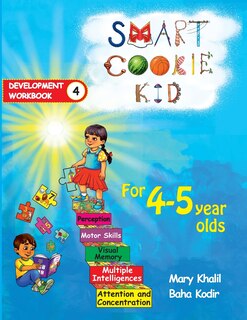 Front cover_Smart Cookie Kid For 4-5 Year Olds Educational Development Workbook 4