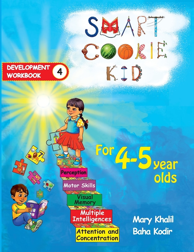 Front cover_Smart Cookie Kid For 4-5 Year Olds Educational Development Workbook 4