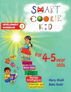 Front cover_Smart Cookie Kid For 4-5 Year Olds Educational Development Workbook 1