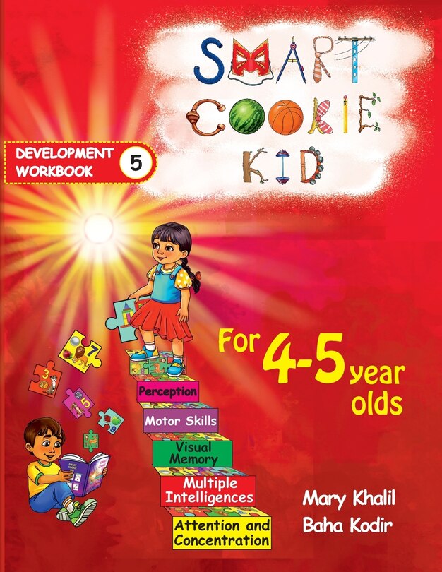 Front cover_Smart Cookie Kid For 4-5 Year Olds Educational Development Workbook 5