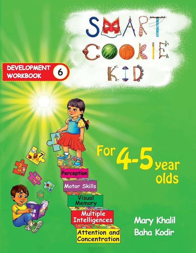 Front cover_Smart Cookie Kid For 4-5 Year Olds Educational Development Workbook 6