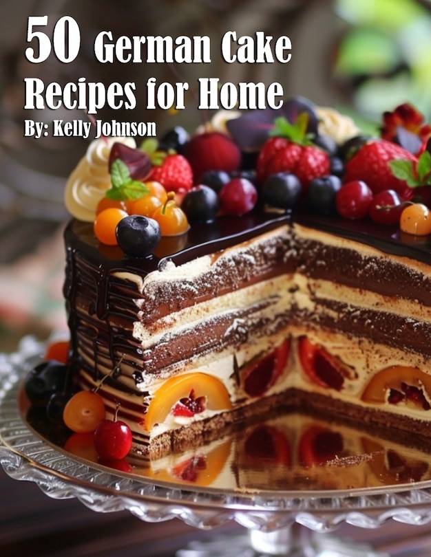 Front cover_50 German Cake Recipes for Home