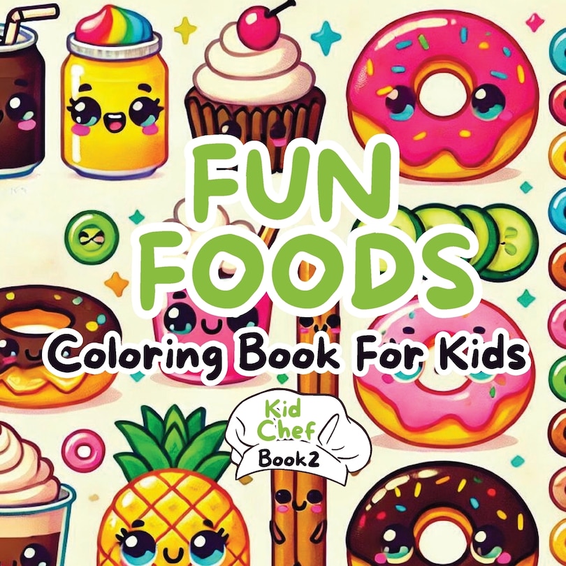 Couverture_Fun Foods Coloring Book for Kids