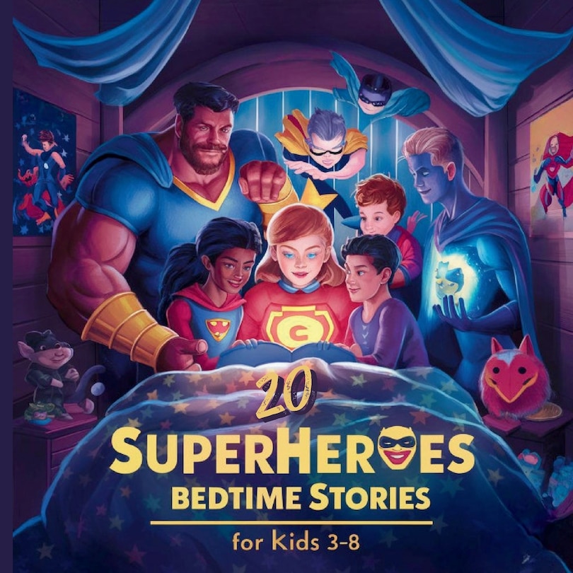 Couverture_20 Superheroes Bedtime Stories For Kids Age 3 - 8