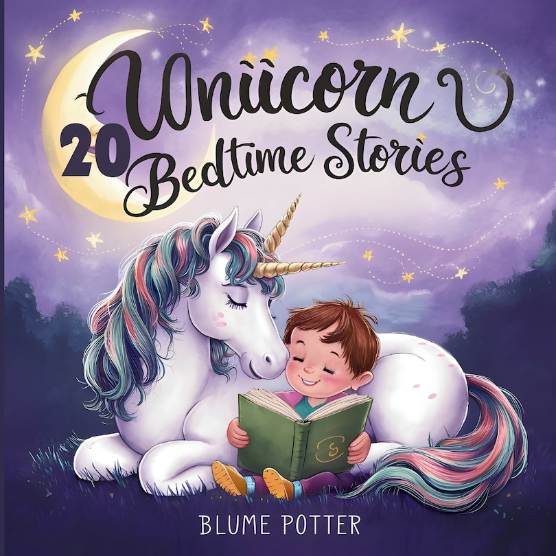 Front cover_20 Unicorn Bedtime Stories For Kids Age 3 - 8
