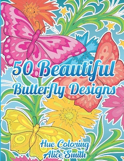 Couverture_50 Beautiful Butterfly Designs Coloring Book