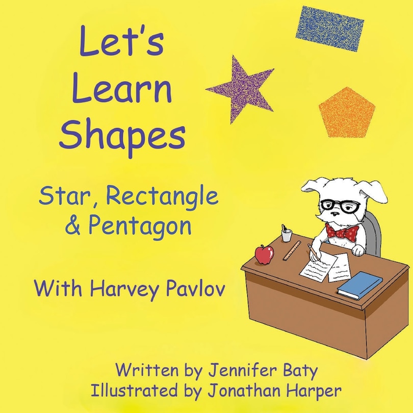 Couverture_Let's Learn Shapes with Harvey Pavlov