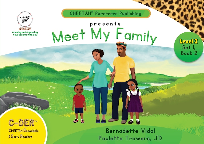 Front cover_C-DER (Cheetah Decodable & Early Readers) Set 1, Book 2, Meet My Family