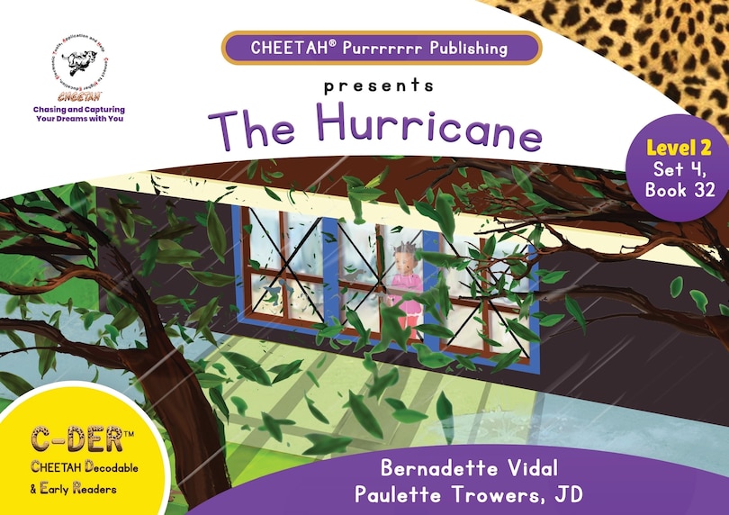 Front cover_C-DER (Cheetah Decodable & Early Readers) Set 4, Book 32, The Hurricane