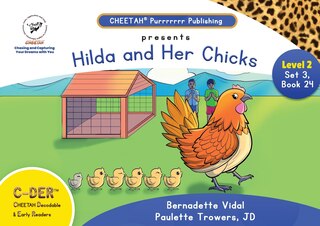 Couverture_C-DER(Cheetah decodables & early readers)set 3, book 24, Hilda and her chicks