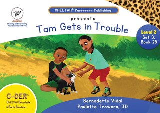 Front cover_C-DER ( Cheetah decodable & early readers) Set 3, book 28, Tom gets in trouble