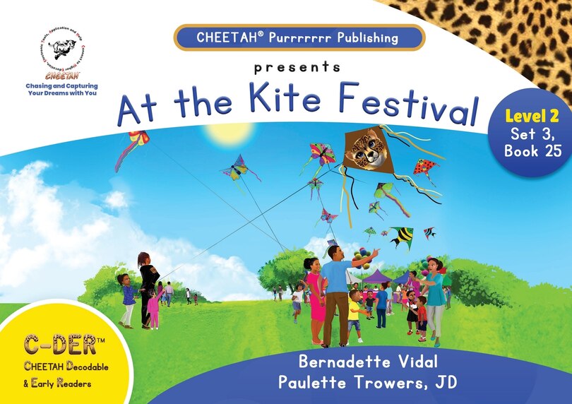 Couverture_C-DER (Cheetah decodable & early readers) Set3, book25. At the kite festival