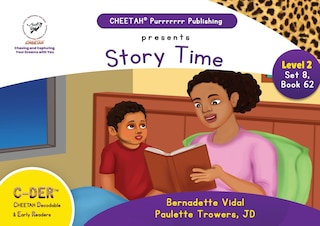 Couverture_C-DER (Cheetah Decodable & Early Readers) Set 8, Book 62, Story Time