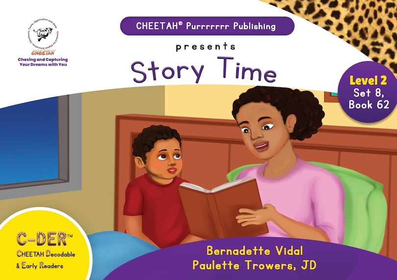 Couverture_C-DER (Cheetah Decodable & Early Readers) Set 8, Book 62, Story Time