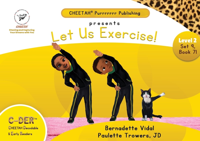 Couverture_C-DER (Cheetah Decodable & Early Readers) Set 9, Book 71, Let Us Exercise