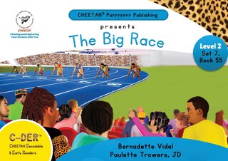 Couverture_C-DER (Cheetah Decodable & Early Readers) Set 7, Book 55, The Big Race