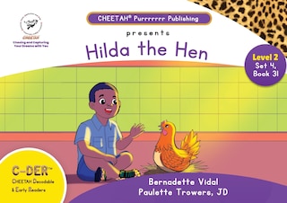 Couverture_C-DER (Cheetah Decodable & Early Readers) Set 4, Book 31, Hilda the Hen