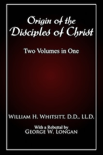 Front cover_Origin of The Disciples of Christ