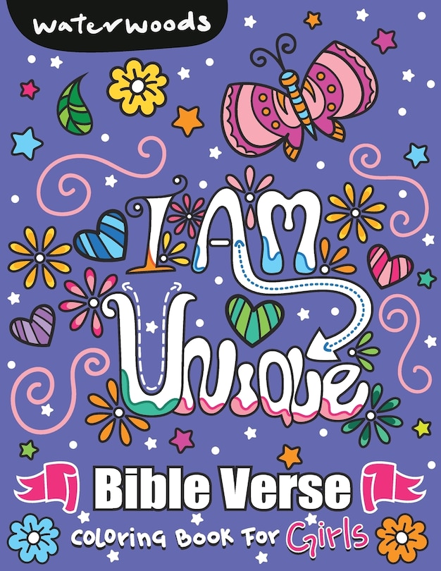 Couverture_I Am Unique Bible Verse Coloring Book for Girls