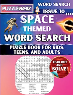 Couverture_Space - Themed Word Search - Fun & Educational Puzzles for Kids, Teens, and Adults (Large Print Edition)