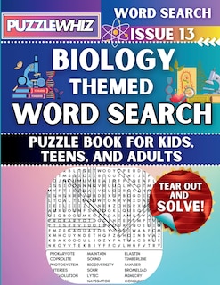Couverture_Biology - Themed Word Search - Fun & Educational Puzzles for Kids, Teens, and Adults (Large Print Edition)