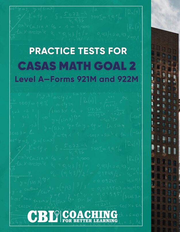 Front cover_Practice Tests for Math GOAL 2 Level A―Forms 921M and 922M