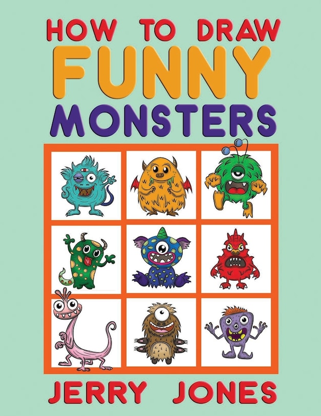 Front cover_How To Draw Funny Monsters