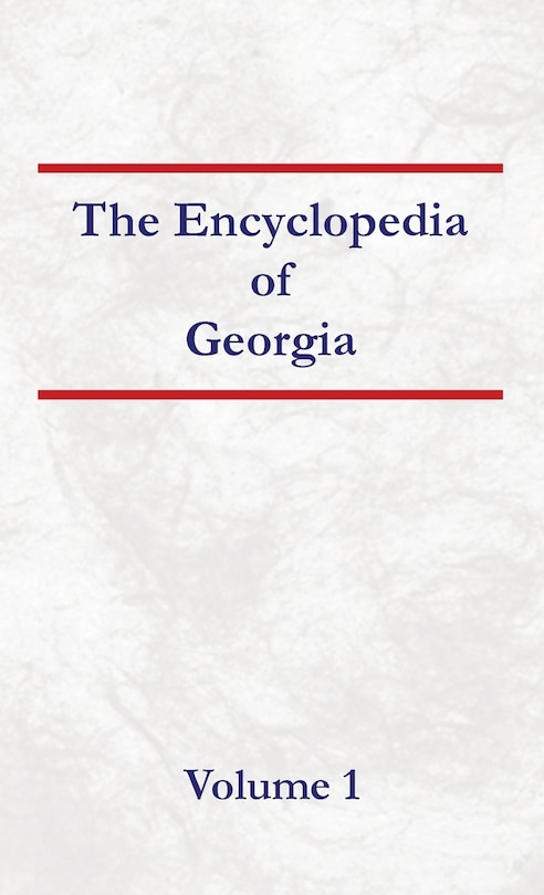 Front cover_Encyclopedia of Georgia Volume 1