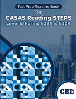 Front cover_Test Prep Reading Book for CASAS Reading STEPS Level E-Forms 629R & 630R