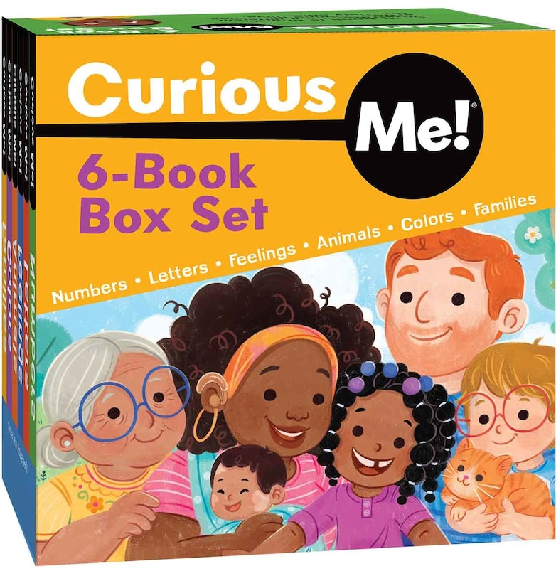 Couverture_Curious Me!(R) 6-Book Box Set (Numbers, Letters, Colors, Feelings, Animals, and Families)