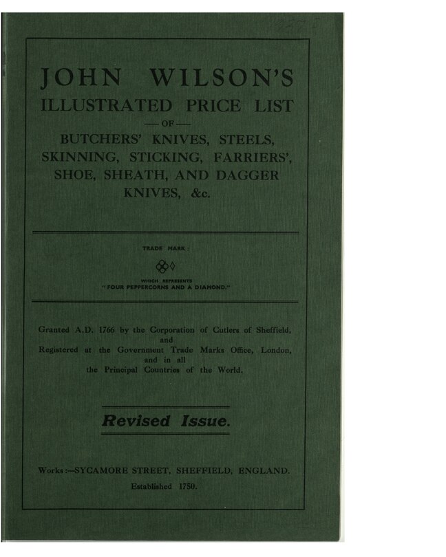 Front cover_Wilson's Illustrated Price List
