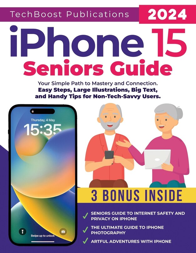 Couverture_iPhone 15 Seniors Guide