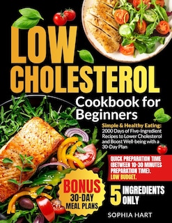 Front cover_Low Cholesterol Cookbook for Beginners