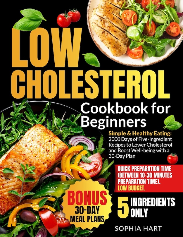 Front cover_Low Cholesterol Cookbook for Beginners