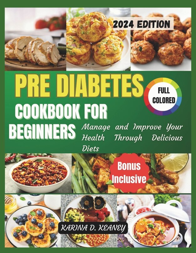 Couverture_Pre Diabetes Cookbook for Beginners 2024