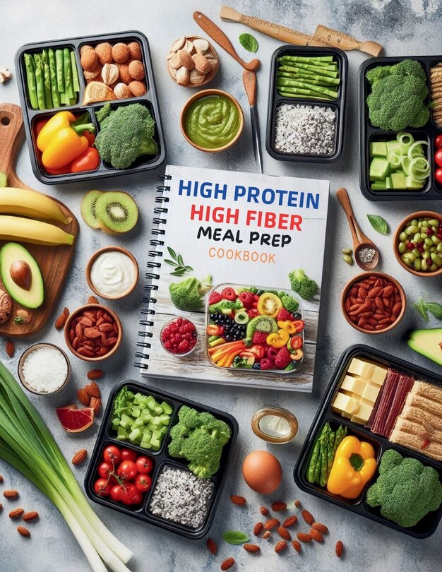 High Protein High Fiber Meal Prep Cookbook Comprehensive Meal Prep