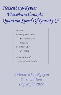 Front cover_Heisenberg-Kepler WaveFunctions At Quantum Speed Of Gravity C3