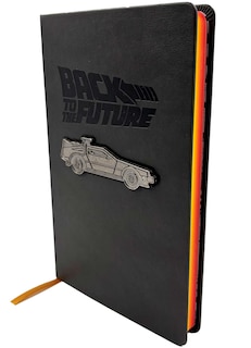 Front cover_Back to the Future: Time Machine Hardcover Journal