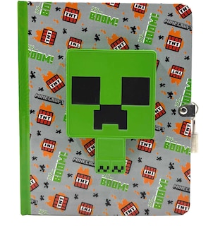 Front cover_Minecraft: Creeper Squishy Lock & Key Diary