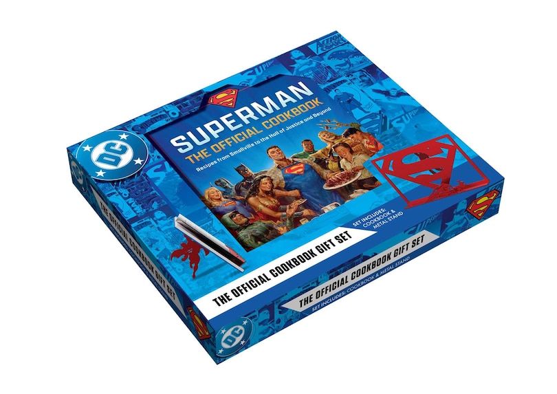 Front cover_DC: Superman: The Official Cookbook and Stand Gift Set