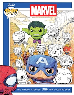 Couverture_Marvel: The Official Avengers Funko POP! Coloring Book